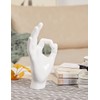 NENBOLEC Modern Sculpture Decor Finger Statue Figurine Hand Gesture Gifts