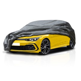 Semi Custom Fit Car Cover for Volkswagen Golf Alltrack 2017-2019 Wagon 4-Door 5 Layer Full Coverage All Weather Protection w/Adjustable Buckle Straps Breathable Guard