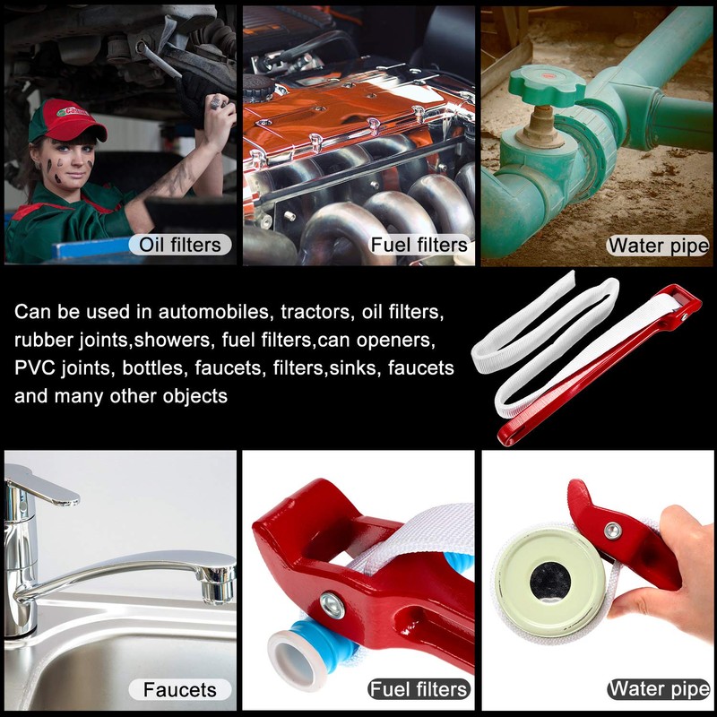 12 Inch Strap Wrench Pipe Nylon Strap Wrench Oil Filter