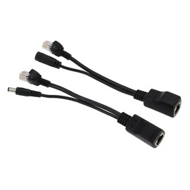 SEDNA - Passive PoE Injector/Splitter Cable kit with 5.5 mm x 2.1 mm DC Connector