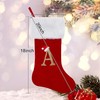 CRSTAFU Initial Christmas Stockings, 20 Inches Family Monogram Xmas Stockings,