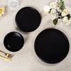 Dinnerware Sets for 4 - CJDC-QUELO 12-Piece Stoneware Plates and