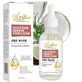 Aceite De Cuero Cabelludo Prelavado De Romero Y Biotina Y Aceite De Tratamiento Capilar Pre Shampoo Tratamiento Seco Del Cuero Cabelludo, Suero