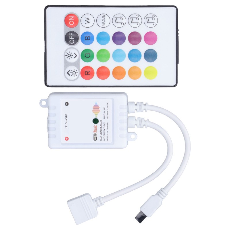 24 Keys Smart LED Remote Control RGB Wireless Controller 16