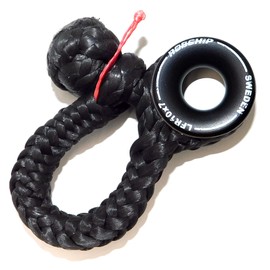 High-Performance Soft Shackle (HLE) The Ultimate Solution for Strength and Versatility, Black (Rut) - 5.0 x 40mm