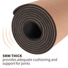 IKULE Non Slip Cork Yoga Mat Premium Thick Cork Exercise