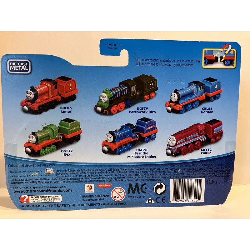 Fisher-Price NEW Thomas Take-n-Play CAITLIN Die Cast Metal Train 2015