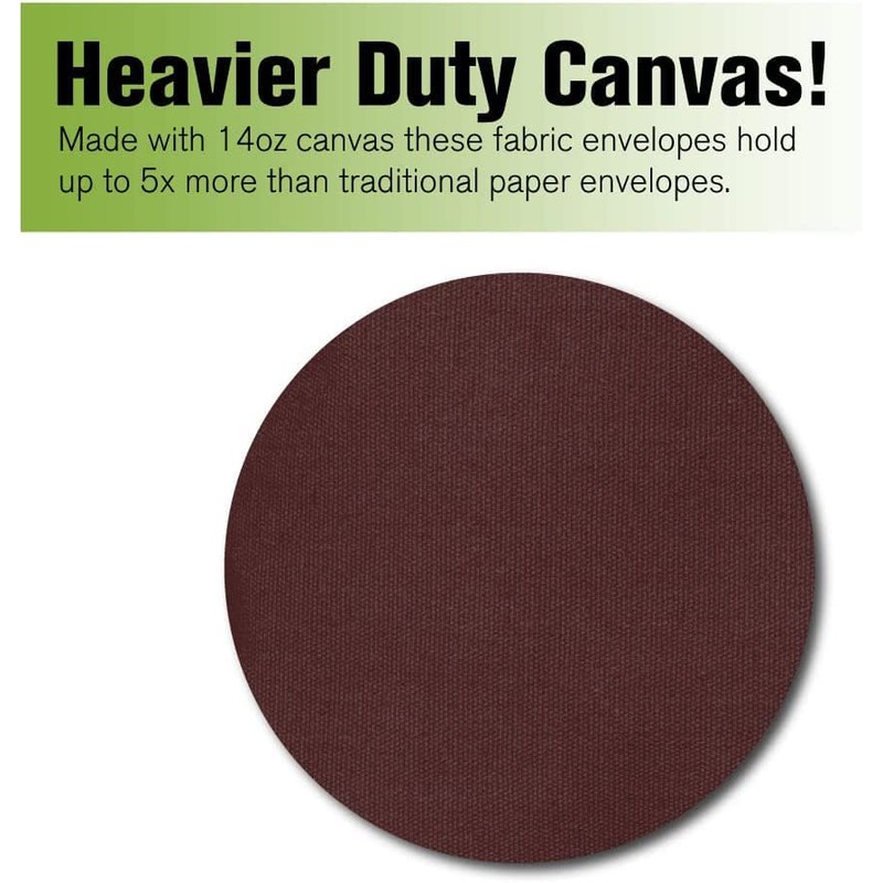 BankSupplies Canvas Interoffice Mailer | 12” W x 9” H