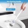 BOOMJOY Toilet Bowl Brush and Holder - Durable Head Toilet
