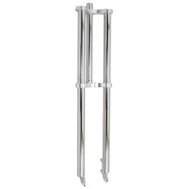 Alta Bicycle Steel Adjustable Chopper Fork 1-1/8" Threadless, Multiple Colors (Chrome)