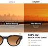 STGATN Trendy Men Women Sunglasses - TR90 Frame, UV400 Lenses,