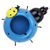 5.4cm Diameter Flower Pot Decor Ladybug Shaped Smoothing Surfaces Iron