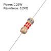 uxcell 1000Pcs 8.2K Ohm Resistor, 1/4W 5% Tolerance Carbon Film