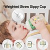 Oberni Baby Sippy Cup, Weighted Straw Trainer Cup, Toddler Drinks