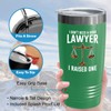 Flairy Land Lawyer Green Tumbler 20 Oz - I Don't