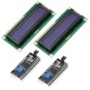 VKLSVAN 2 Sets 1602A Blue Screen LCD Screen + IIC