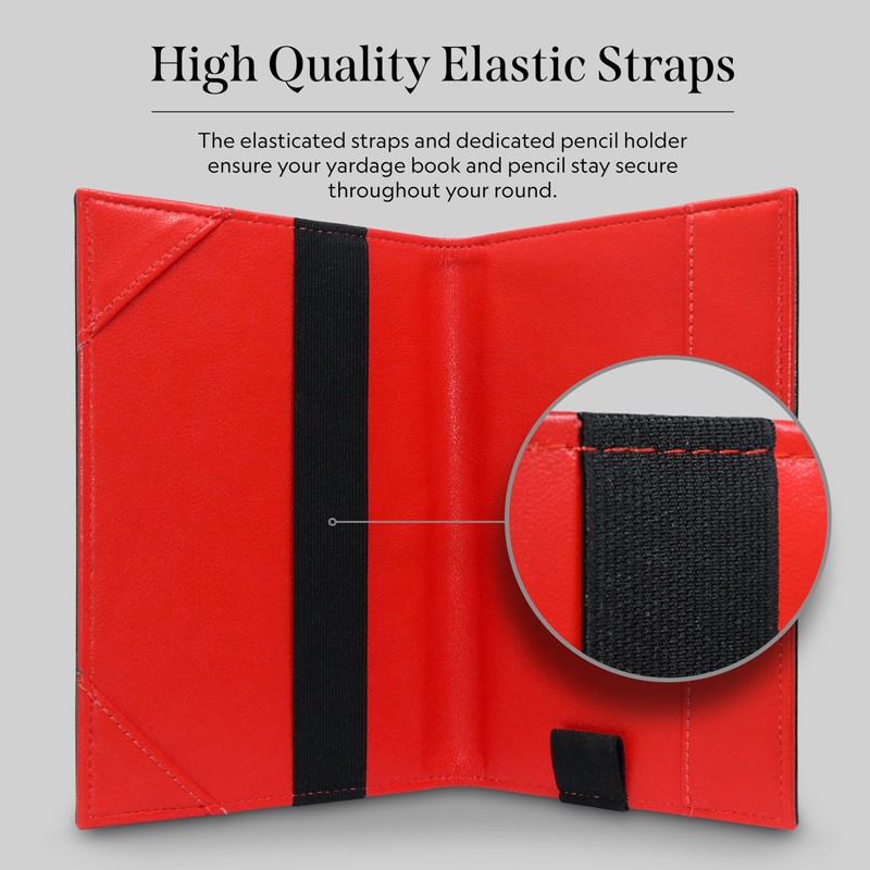 Lyle and Scott Golf Gifts: Premium Leather Golf Scorecard Holder