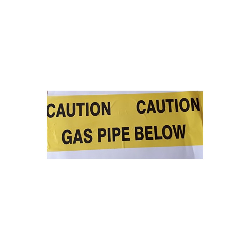 Ali's DIY Gas Pipe Below Warning Tape - 20 Metre