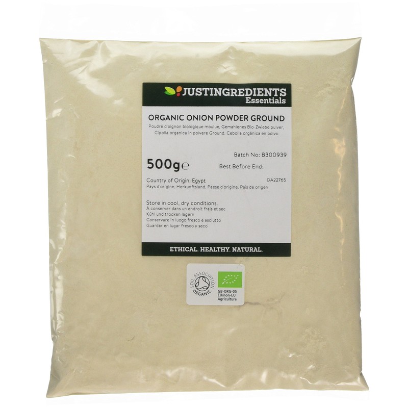 JustIngredients JustIngredients Essentials Organic Onion Powder, 500 g