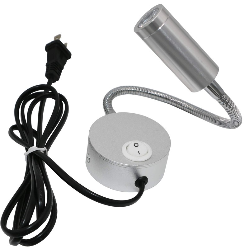LUMINTURS 3W LED Wall Sconces Picture Mirror-Light With Plug Book