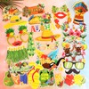 PHOGARY 31PCS Luau Photo Booth Props, Summer Hawaiian Photo Booth