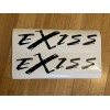 EXISS trailers Trailer Decals 12” (Set of 2) BLACK USA