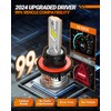 SEALIGHT H11/H9/H8/H16 LED Bulbs, 900% Ultra-Brightness, Real 1:1 Halogen Mini