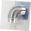 Operitacx Schornsteinbogen für Holzofen Flexibles Rauchrohr Einfache Installation Anwendung für
