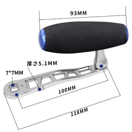 WATACHAMP Caribbean Bait Reel for Jigging, For Large Games, Lever Drag Reel, Power Handle, Full Body Metal Precision Machining, Gear Ratio: 5.3:1, Maximum Drag Force, 44.1 - 88.2 lbs (20 - 40 kg),