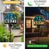 Solar Address Signs for Houses,YY Gardenia House Numbers for Outside,Metal