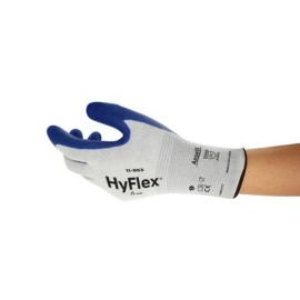 Ansell 12 PAIR Ansell HyFlex 11-900 Coated Nylon Multi Purpose Work Gloves Size X-Large