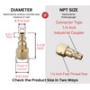 T TANYA HARDWARE Air Hose Fittings And Air Coupler Plug,