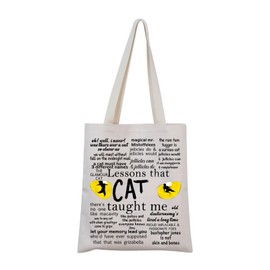 MNIGIU Cats Broadway Musical Encouragement Quote Tote Bag Cats Musical Lover Gift Cats Merchandise Theater Lover Gift (Cat Tote), Medium