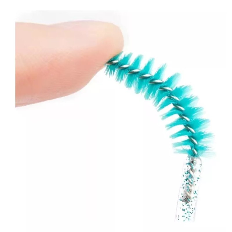 noved 600 Cepillo Desechables Glitter Para Extensión Pestañas.