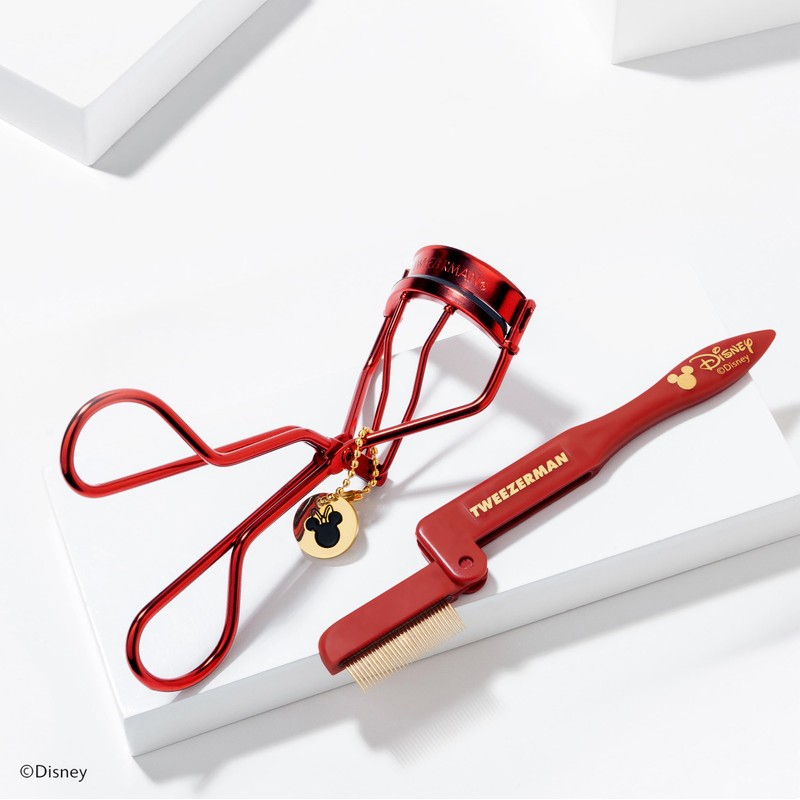 TWEEZERMAN Eyelash Curler and Eyelash Comb Set, Magic All Around,