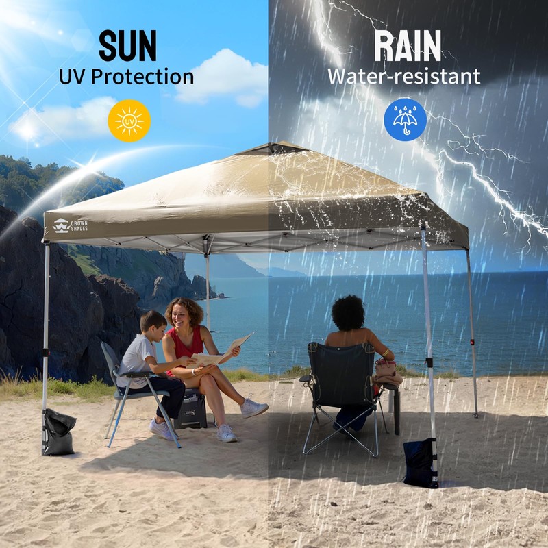 CROWN SHADES 12x12 Canopy Replacement Top - Only Compatible with