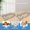 2 Pcs Peeler, Vegetable Peeler, Stainless Steel Speed Peeler, Vegetable