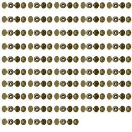 Leliafleury 50 Sets Leather Snap Fasteners 15mm Metal Snap Button S Spring Press Studs for Purse Leather Wallet Craft Jacket (Bronze)