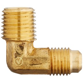 anderson metals corp 1/4 -Inch Flare x 1/4 -Inch Male Iron Pipe Thread Elbow