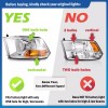 karsparehub For 2009-2012 Dodge Ram 1500 2500 3500 Chrome Headlights