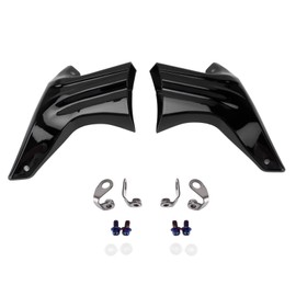 Motorcycle Carbon Brake Caliper Radiator Cover, Motorcycle Brake Caliper Radiator Cover Replacement for S1000RR S1000XR R1250GS 1200R R1200RS (Light Black)