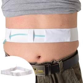 AUSTYLCO Peritoneal Dialysis Belt,Feeding Tube Belt,PD Catheter Holder Pouch for G-Tube Feeding Tube Peg Tubing Accessories Transfer Set Fixation Medical Nursing Supplies Men Women Adult