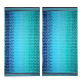 COTTON CRAFT Oversized Luxury Beach Towels - 2 Pack