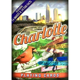 Charlotte North Carolina Souvenir Playing Cards
