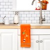 SKL Home Fall Drinks Hand Towel 2pc Set for Bath/Kitchen/Bar