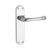 Carlisle Brass CBL12CP IBRA Lever ON Backplate - Latch, Polished