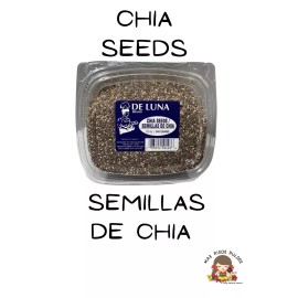De Luna Chia Seeds 1-12 Oz Container / Semillas de Chia
