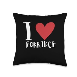 Congee Jook Rice Porridge Apparel Porridge Cereal Grits Kasha Upma Rice and Oats Breakfast Throw Pillow, 16x16, Multicolor