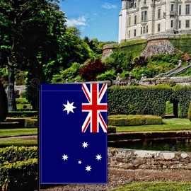 12×18 Inch Australia Garden Flag,30×45CM Australian Garden Decor,Double Side Digital Printed 210D Polyester Decoration For Garden Patio