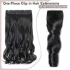 Hairro 24" 3/4 Full Head Curly Wave Clip in on